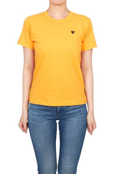 꼼데가르송(COMME DES GARCONS) 미니 블랙와펜 여성 반팔티셔츠 AZ T213 051 2