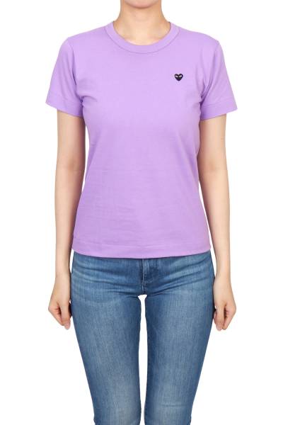 꼼데가르송(COMME DES GARCONS) 미니 블랙와펜 여성 반팔티셔츠 AZ T213 051 4