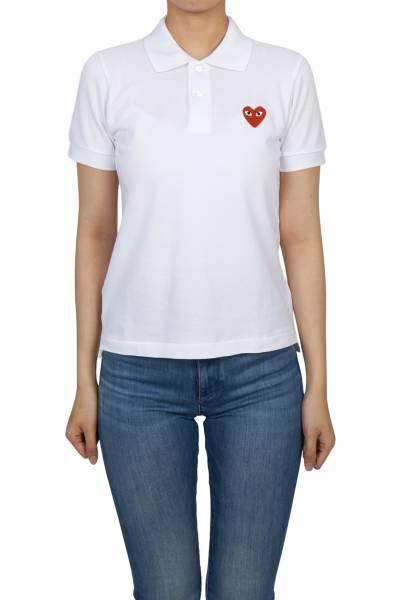 꼼데가르송(COMME DES GARCONS) 레드와펜 여성 카라 반팔티셔츠 AZ T005 051 5