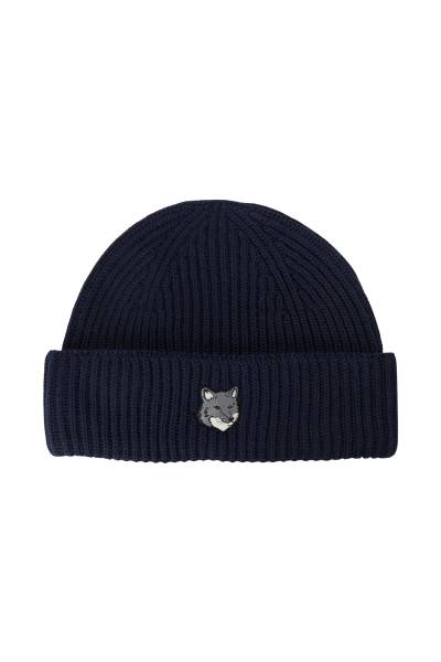 메종키츠네(MAISON KITSUNE) 폭스 헤드 라지 비니 (남여공용) PM06112KT1022 0413