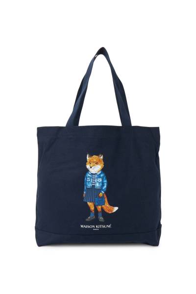 메종키츠네(MAISON KITSUNE) 드레스드 폭스 토트백 (남여공용) PW05107WW9042 0413