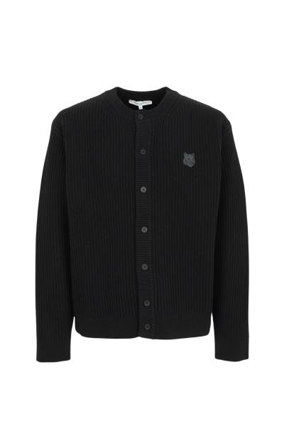 메종키츠네(MAISON KITSUNE) 볼드 폭스헤드 남성 가디건 PM00508KT1149 P199