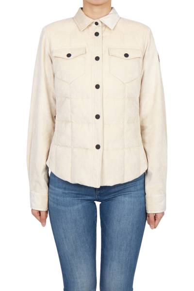 몽클레어 그레노블(MONCLER GRENOBLE) 낭기 코듀로이 여성 패딩 자켓 1G00006 598US 211 K2098