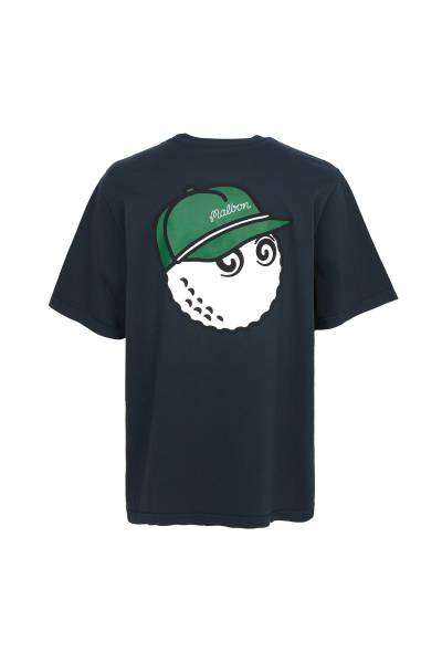 말본골프(MALBON GOLF) 골프웨어 남성 반팔티셔츠 M9399 NVY