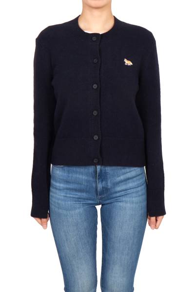 메종키츠네(MAISON KITSUNE) 베이비 폭스 여성 가디건 PW00506KT1006 0413