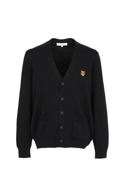 메종키츠네(MAISON KITSUNE) 폭스헤드 남성 가디건 PM00501KT1181 P199