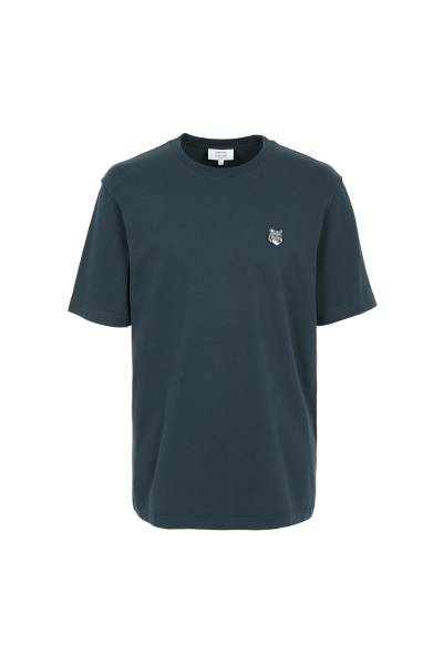 메종키츠네(MAISON KITSUNE) 폭스헤드 남성 반팔티셔츠 PM00108KJ7025 0413