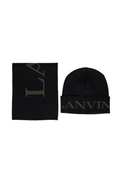 랑방키즈(LANVIN KIDS) 목도리 비니 세트 (성인착용가능) N30323 M46