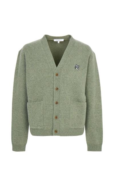 메종키츠네(MAISON KITSUNE) 폭스헤드 남성 가디건 PM00510KT1180 P131