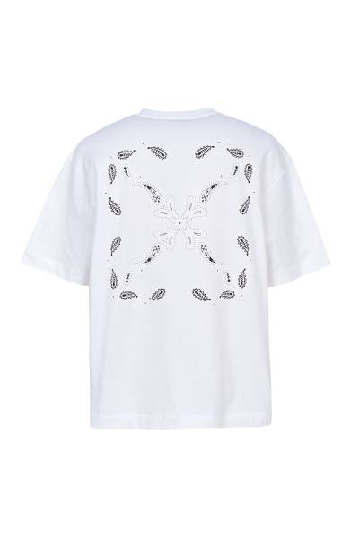 오프화이트(OFF WHITE) 반다나 애로우 스케이트 반팔 티셔츠 (남여공용) 44MAA120G5J00O 0110