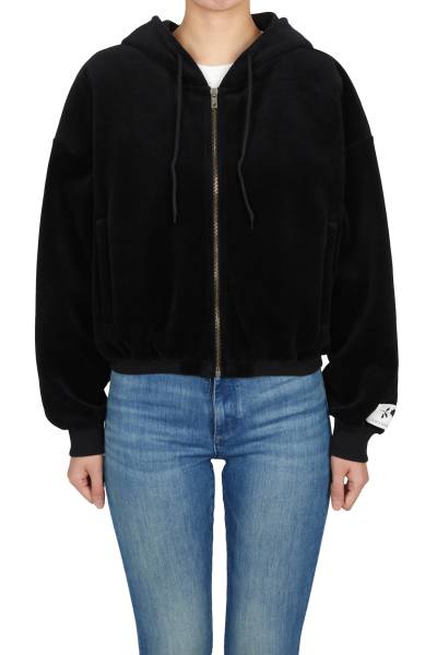 골든구스(GOLDEN GOOSE) 여성 후드 집업 GWP02327 P002130 90100