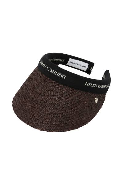 헬렌카민스키(HELEN KAMINSKI) 비앙카 여성 바이저 HAT50265 CHOCOLATE BLACK LOGO