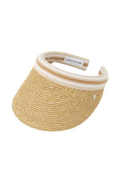헬렌카민스키(HELEN KAMINSKI) 비앙카 10 스트라이프 여성 바이저 HAT52490 NATURAL NOUGAT