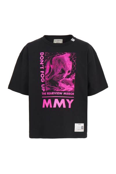 메종미하라야스히로(MAISON MIHARA YASUHIRO) X MASSES 남성 반팔티셔츠 C15TS044 BLACK