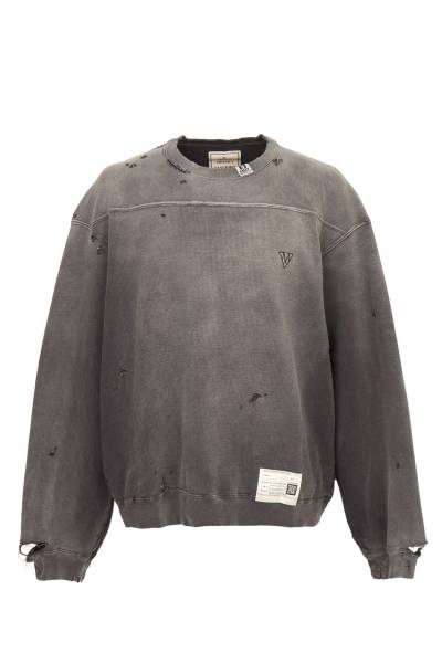 메종미하라야스히로(MAISON MIHARA YASUHIRO) 남성 맨투맨 A15PO553 BLACK