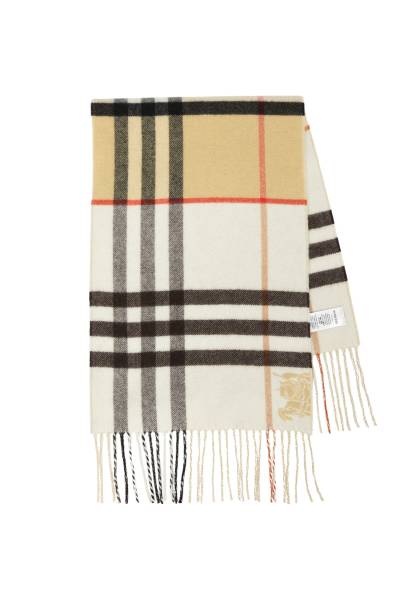 버버리(BURBERRY) 컨트라스트 체크 캐시미어 목도리 (남여공용) 8113922