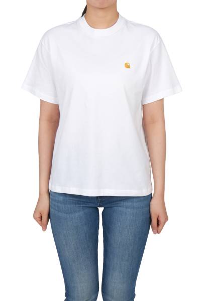 칼하트윕(CARHARTT WIP) 체이스 여성 반팔티셔츠 I033045 00RXX