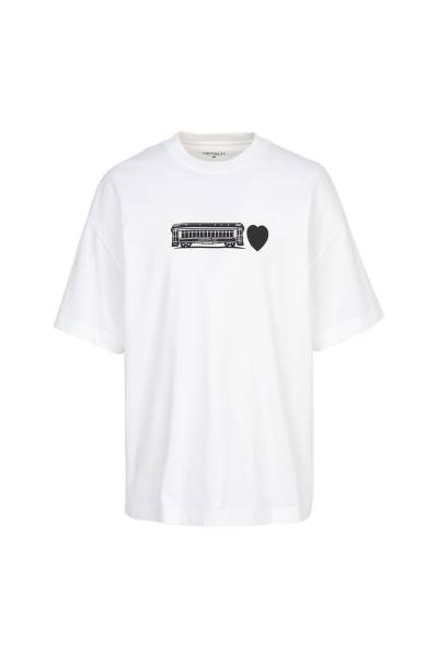 칼하트윕(CARHARTT WIP) 디컨스트럭티드 라벨 남성 반팔티셔츠 I036008 02XX