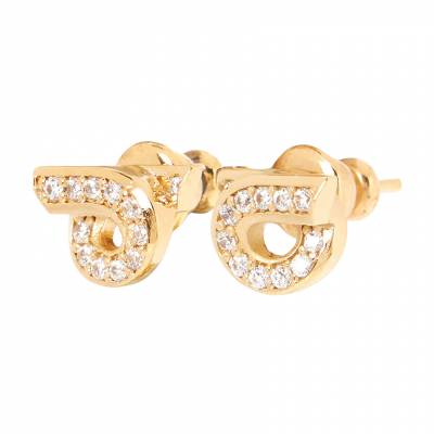 페라가모(FERRAGAMO) 스크래치 간치니 여성 귀걸이 760700 0770442 SA_760700 0770442_022