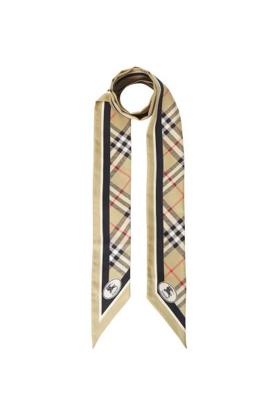 버버리(BURBERRY) 체크 여성 실크 스키니 스카프 8114238