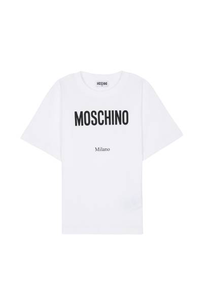 모스키노키즈(MOSCHINO KIDS) 반팔티셔츠 H6M05G LAA23 10101