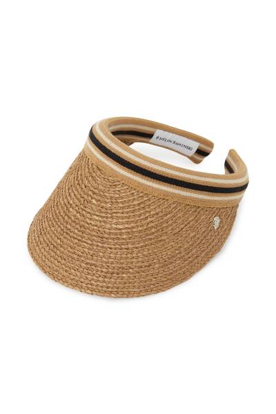 헬렌카민스키(HELEN KAMINSKI) 비앙카 10 스트라이프 여성 바이저 HAT52490 NOUGAT BLACK