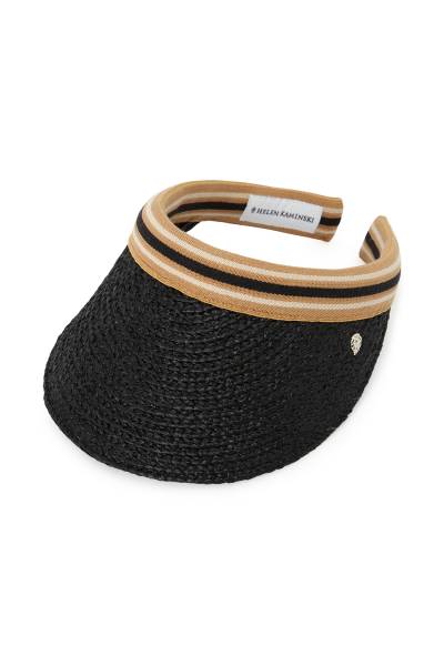 헬렌카민스키(HELEN KAMINSKI) 비앙카 10 스트라이프 여성 바이저 HAT52490 CHARCOAL BLACK