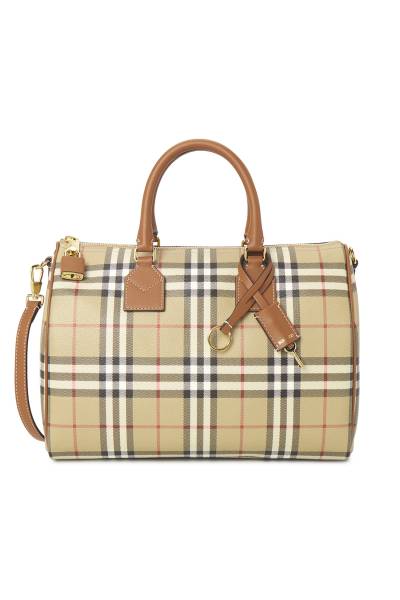 버버리(BURBERRY) 미디엄 체크 여성 볼링백 8119049