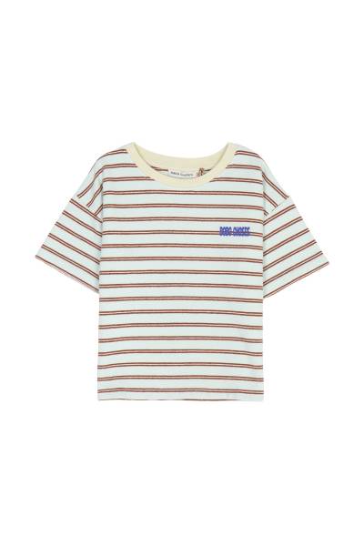 보보쇼즈(BOBO CHOSES) 스트라이프 키즈 반팔티셔츠 B126AC013