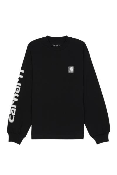 칼하트윕(CARHARTT WIP) 아카이브 스크립트 여성 긴팔티셔츠 I036190 89XX