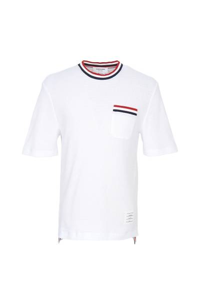 톰브라운(THOM BROWNE) 남성 반팔티셔츠 MJS259A J0153 100