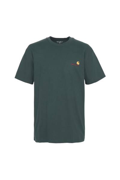 칼하트윕(CARHARTT WIP) 아메리칸 스크립트 남성 반팔티셔츠 I029956 3GHXX