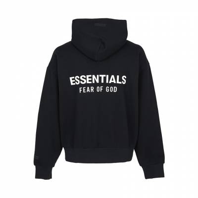 피어오브갓(FEAR OF GOD) 스크래치 에센셜 남성 기모 후드티 192AS252061F VINTAGE BLACK SB_192AS252061F VINTAGE BLACK_102