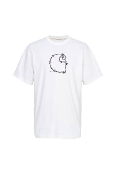 칼하트윕(CARHARTT WIP) 바브와이어 C 남성 반팔티셔츠 I036237 02XX