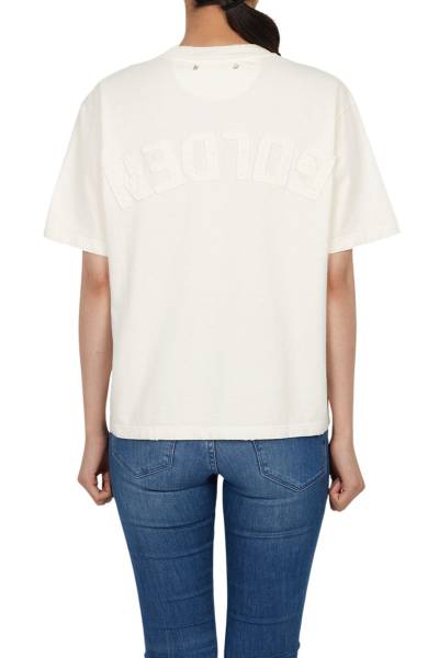 골든구스(GOLDEN GOOSE) 여성 반팔티셔츠 GWP01874 P001576 11560