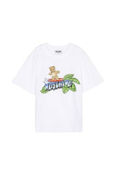 모스키노키즈(MOSCHINO KIDS) 반팔티셔츠 (성인착용가능) HUM05K LAA23 10101