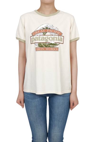파타고니아(PATAGONIA) 그레이트 웨이브즈 링어 여성 반팔 티셔츠 37864 UDNL