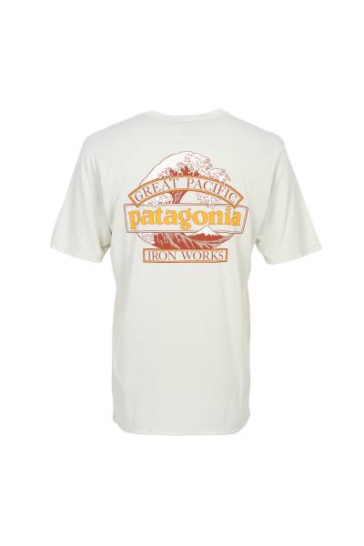 파타고니아(PATAGONIA) 캐필린 그레이트 웨이브즈 남성 반팔티셔츠 45456 DYWH