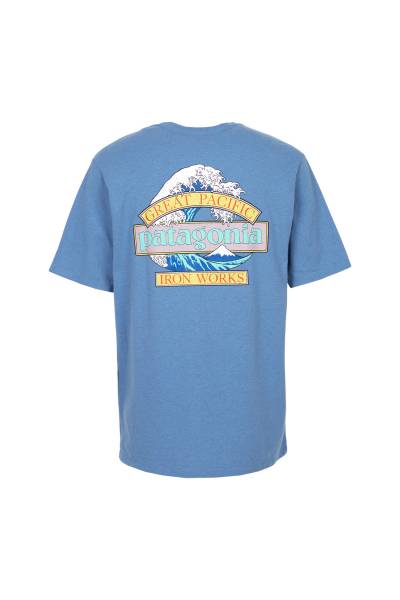 파타고니아(PATAGONIA) 그레이트 웨이브즈 리스판서빌리 남성 반팔티셔츠 37873 SHRB