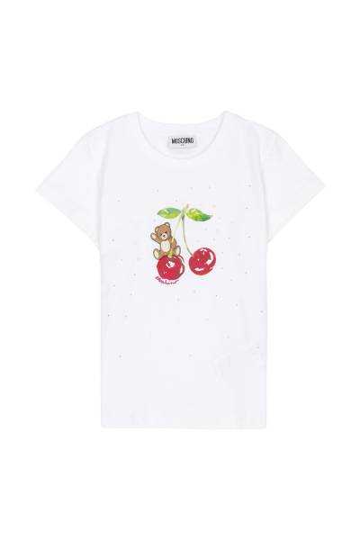 모스키노키즈(MOSCHINO KIDS) 반팔 티셔츠 (성인착용가능) HFM06K LBA10 10101
