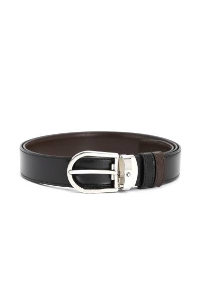 몽블랑(MONTBLANC) 남성 양면 벨트 (프리컷팅) 222371