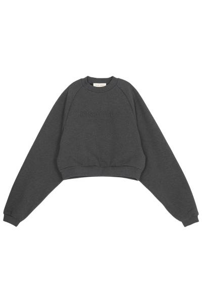 피어오브갓(FEAR OF GOD) 에센셜 여성 기모 맨투맨 192HO257831FW CHARCOAL HEATHER