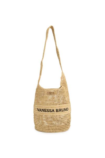 바네사 브루노(VANESSA BRUNO) 라피아 여성 호보백 3EVE60 V40890 046
