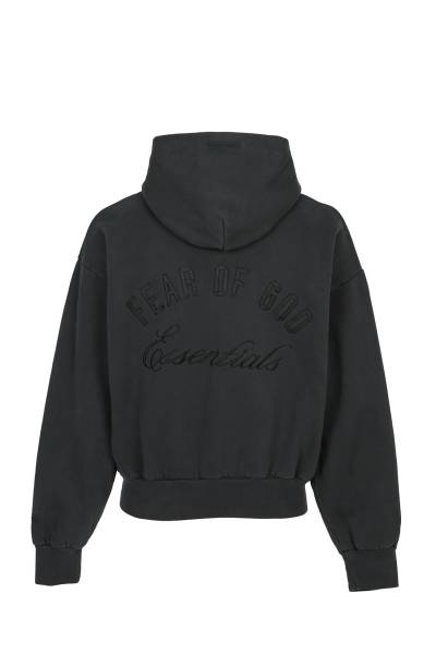 피어오브갓(FEAR OF GOD) 에센셜 남성 기모 후드 집업 192HO254782F VINTAGE BLACK
