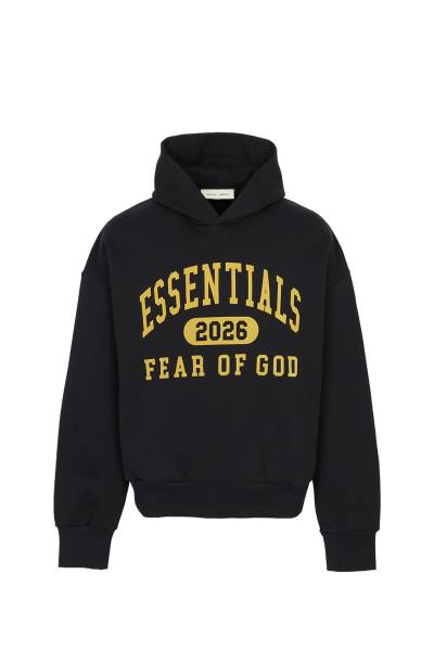 피어오브갓(FEAR OF GOD) 에센셜 남성 기모 후드티 192HO256861F VINTAGE BLACK