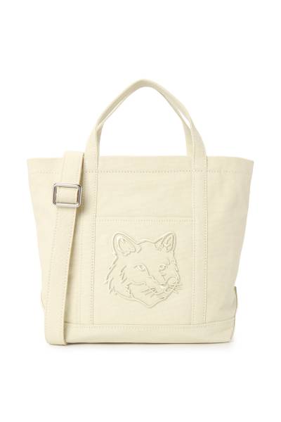 메종키츠네(MAISON KITSUNE) 폭스헤드 스몰 토트백 (남여공용) LW05103WW0107 0432
