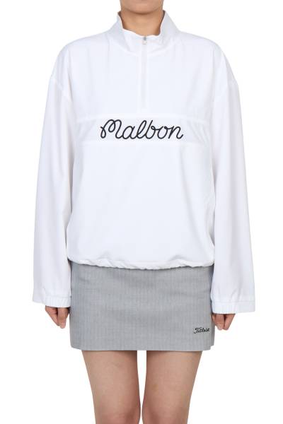 말본골프(MALBON GOLF) 골프웨어 여성 긴팔티셔츠 MW0268 WHT