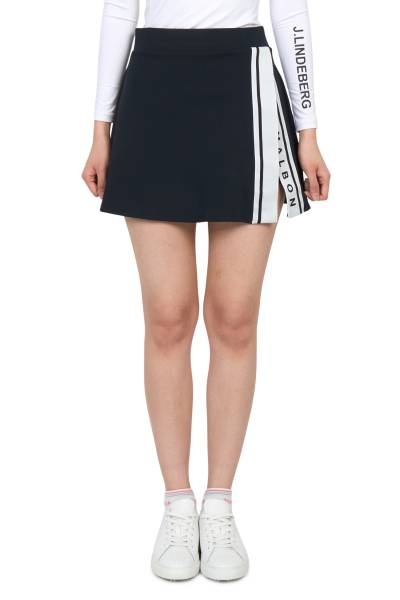 말본골프(MALBON GOLF) 골프웨어 여성 스커트 MW0088 BLK