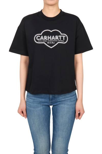 칼하트윕(CARHARTT WIP) 클라우드 하트 여성 반팔티셔츠 I036380 89XX