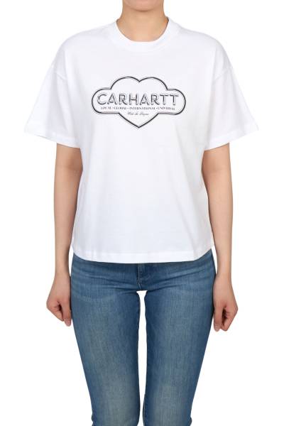 칼하트윕(CARHARTT WIP) 클라우드 하트 여성 반팔티셔츠 I036380 02XX